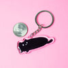 Long Sumi The Cat Acrylic Keychain