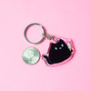 Sumi The Cat With A Dango Acrylic Keychain