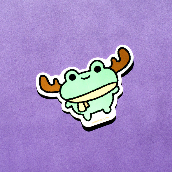 Moose Frog Sticker