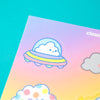 Clouds and Rainbow Sticker Sheet
