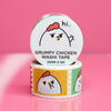 Grumpy Chicken Stamp Washi Tape