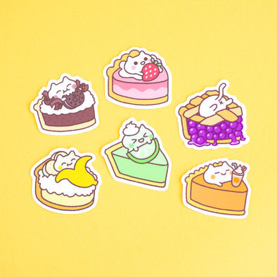 Cats & Pies Sticker Set