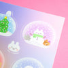 Holiday Snowglobe Sticker Set