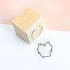 Wasabi the Frog Rubber Stamp
