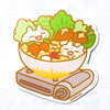 Bunny Hot Pot Vinyl Sticker