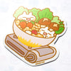 Bunny Hot Pot Vinyl Sticker