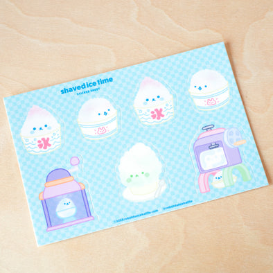 Shaved Ice Sticker Sheet