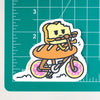 Bread Bike Vinyl Sticker