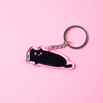 Long Sumi The Cat Acrylic Keychain