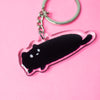 Long Sumi The Cat Acrylic Keychain