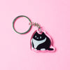 Tuxedo Cat Acrylic Keychain