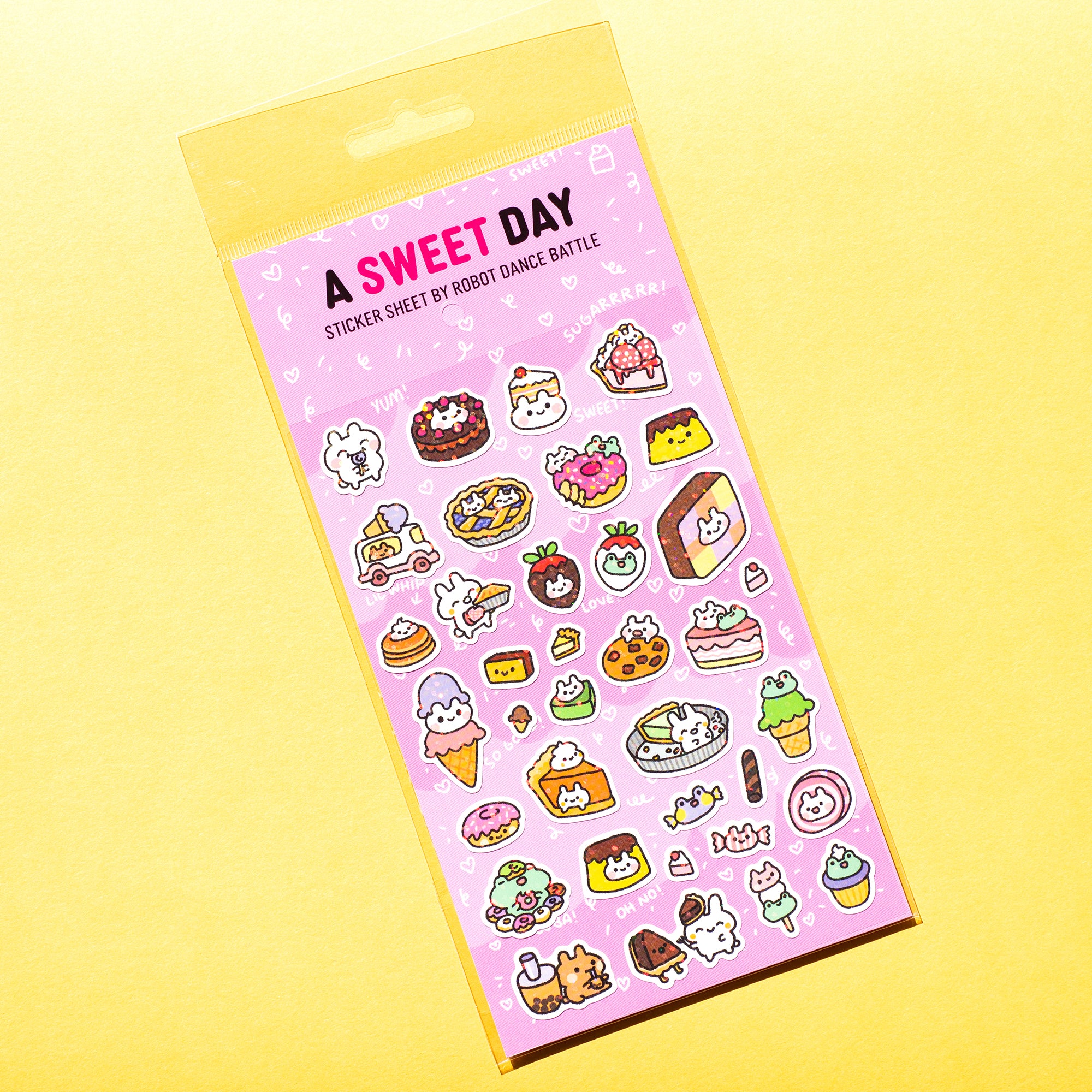 Stickabilities Glitter Birthday Balloon Stickers (2 Sheets) For Cards, Scrapbooking, Journals