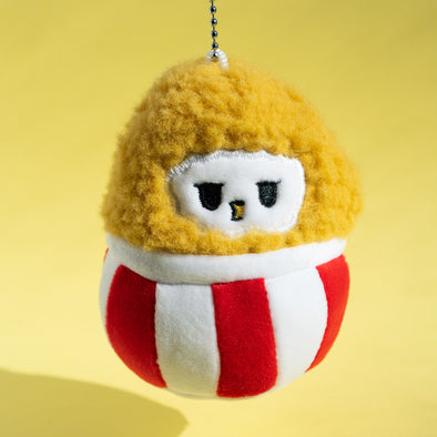 Grumpy Chicken Fried Chicken Keychain