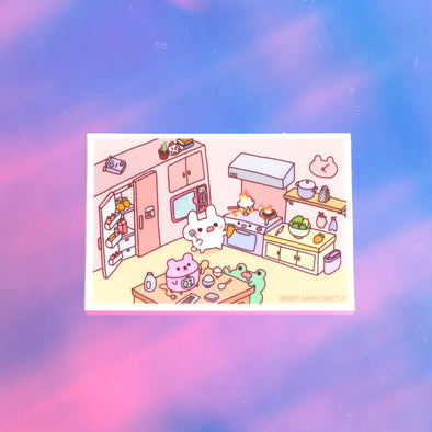 Bunny Kitchen Sticker