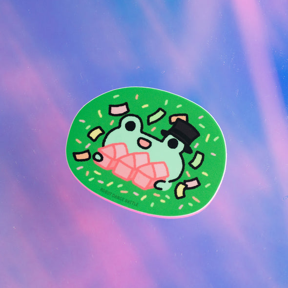 Board Game Froggy Winner Sticker