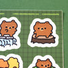 Bear In the Woods Sticker Sheet