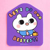 Bunny Business Motivation Stickers