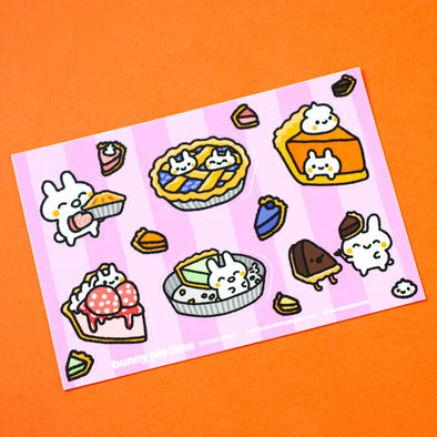 Bunny Pies Sticker Sheet