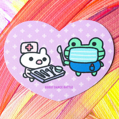 Froggy Surgeon Sticker