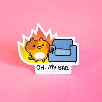 Sofa Cat Sticker