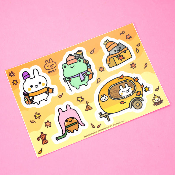 Fall Adventure Sticker Sheet