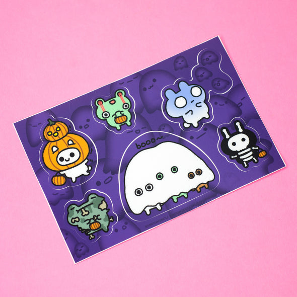 Halloween Scary Sticker Sheet