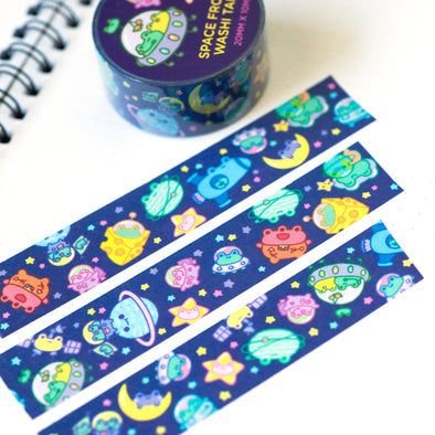 Space Frogs Washi Tape