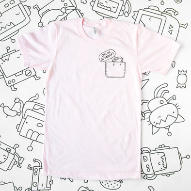 Can we go faster? Robot T-shirt - PINK