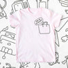 Can we go faster? Robot T-shirt - PINK