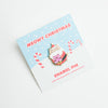 Santa Cat Enamel Pin