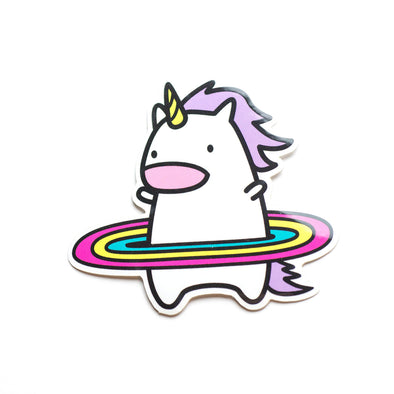 Hula Unicorn Sticker