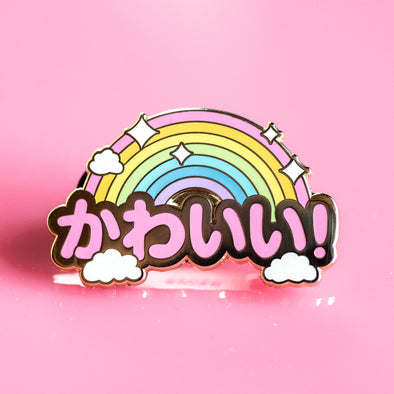 Kawaii Rainbow Enamel Pin