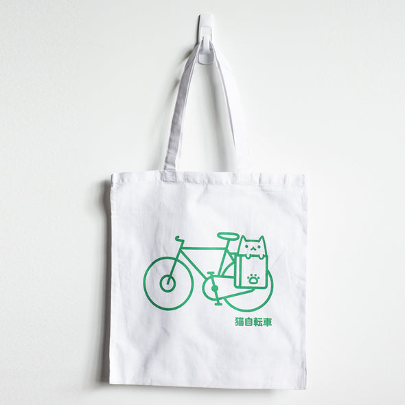 Bike Cat Tote Bag