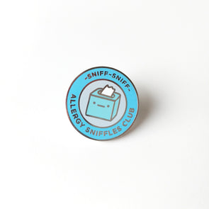 Allergy Sniffles Club Enamel Pin