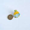 Itty Bitty Pineapple Enamel Pin - Blue Edition