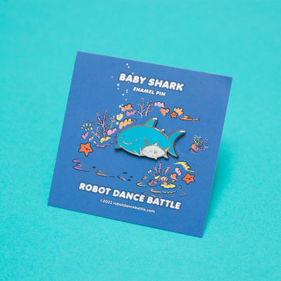 Shark Friends! – Baby Shark Enamel Pin