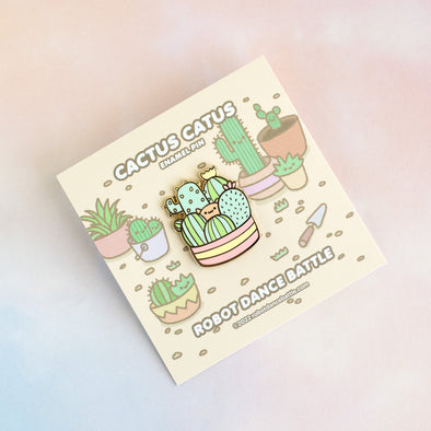 Cactus Catus Enamel Pin