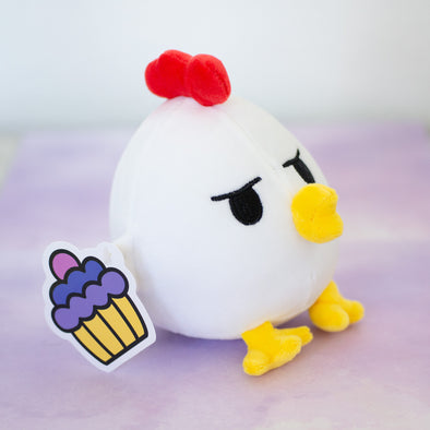 Grumpy Chicken Small Plushie