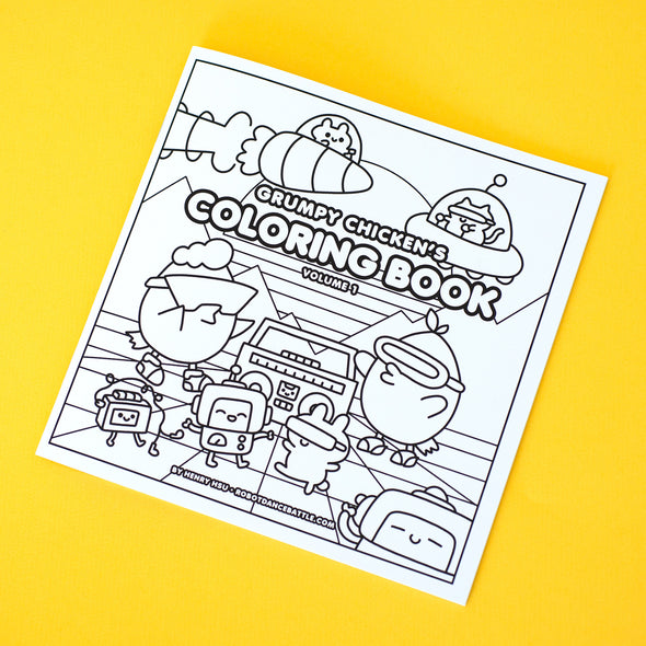 Grumpy Chicken's Coloring Book Vol. 1