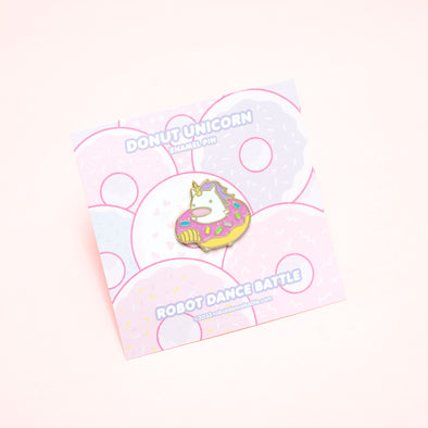 Work it, Donut Unicorn Enamel Pin