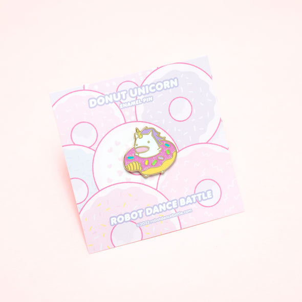 Work it, Donut Unicorn Enamel Pin