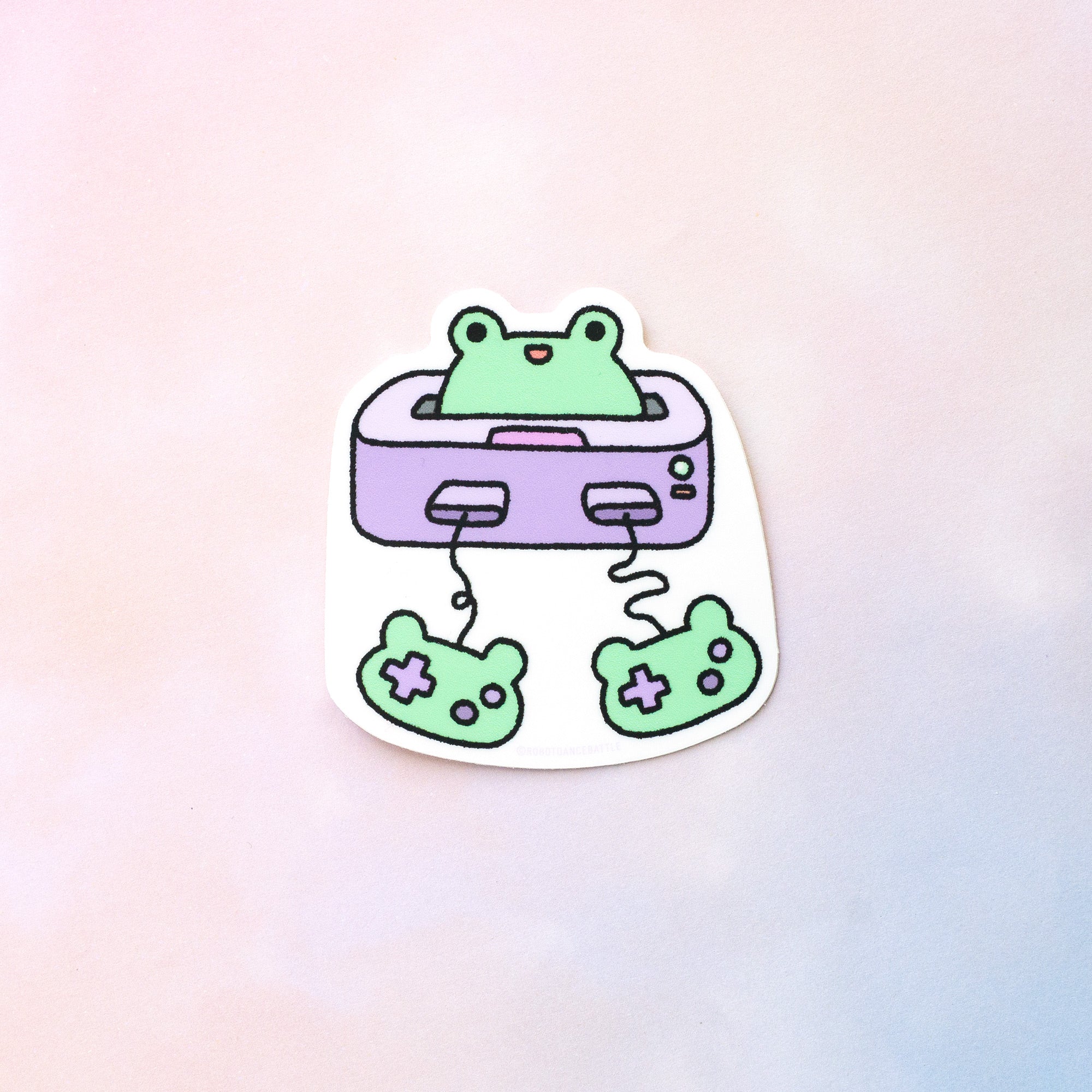 Cute Frog Sticker