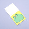 Blob frog notepad - 3x3", 50 sheets, non-sticky
