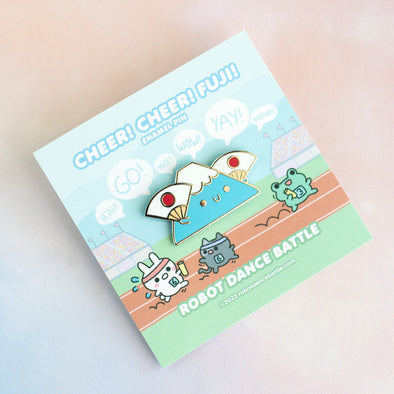 Cheer Cheer Fuji Enamel Pin