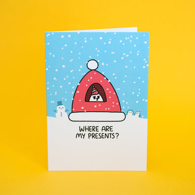 Grumpy Chicken Holiday Greeting Cards