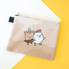 Grumpy Chicken Boba Time Zipper Pouch