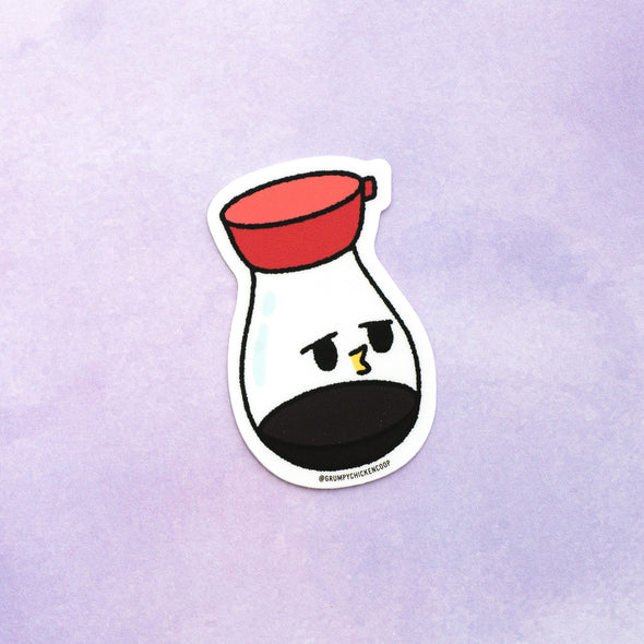 Grumpy Chicken Soy Sauce Sticker