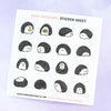 Baby Hedgehog Sticker Sheet