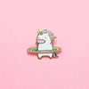 Work it, Hula Unicorn Hard Enamel Pin (With Glitter!)