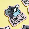 Allergy Cat Iron on patch